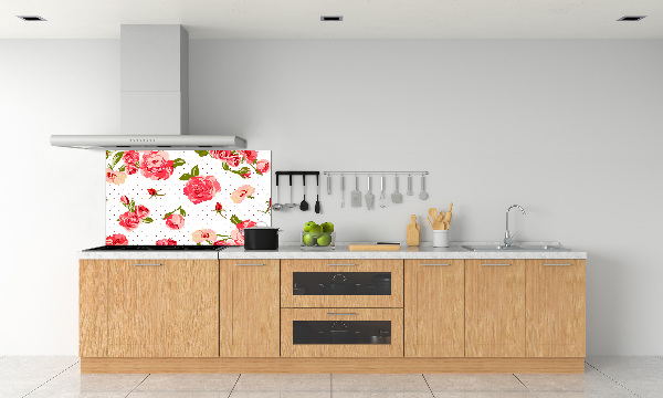 Keuken achterwand Rozen