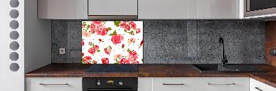 Keuken achterwand Rozen