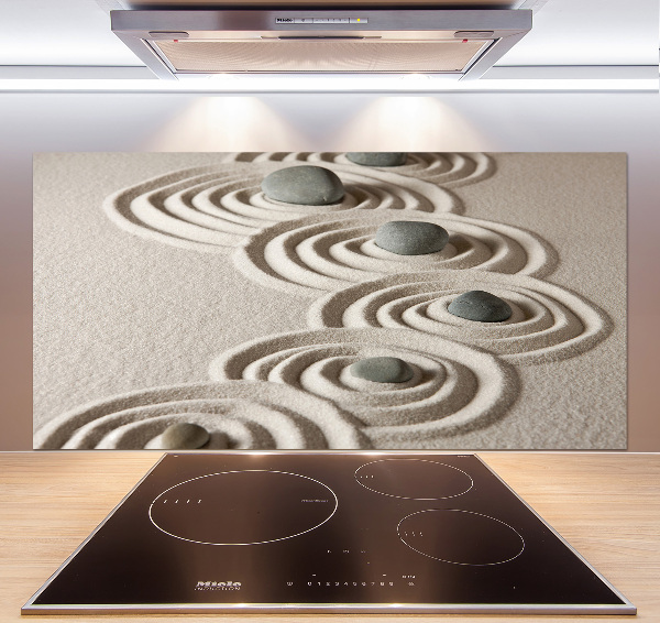 Panel lacobel Kamienie zen piasek