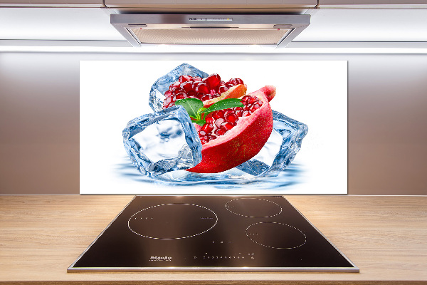 Achterwand keuken Granaatappel met ijs
