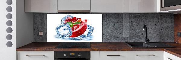 Achterwand keuken Granaatappel met ijs