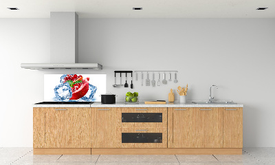 Achterwand keuken Granaatappel met ijs