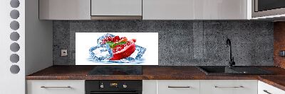 Achterwand keuken Granaatappel met ijs