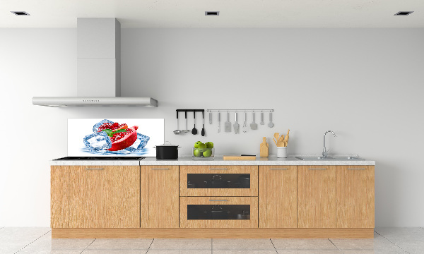 Achterwand keuken Granaatappel met ijs