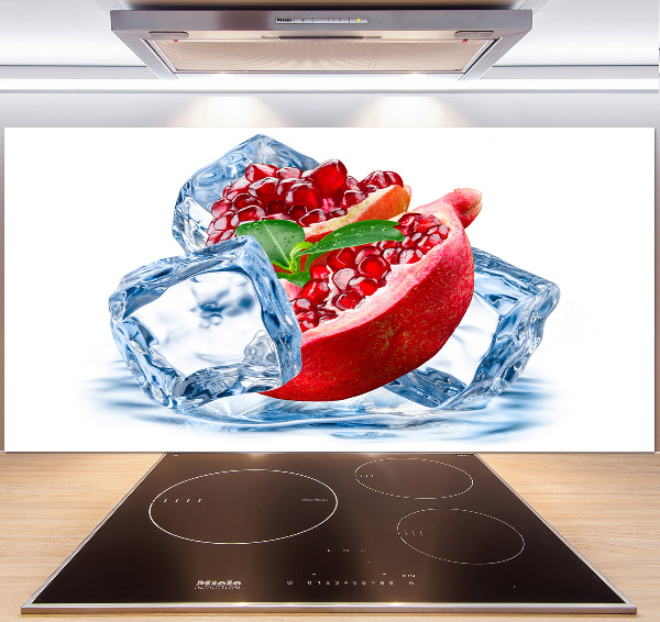 Achterwand keuken Granaatappel met ijs