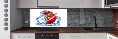 Achterwand keuken Granaatappel met ijs