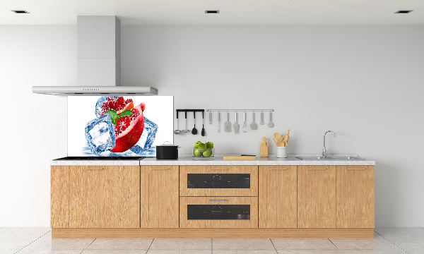 Achterwand keuken Granaatappel met ijs