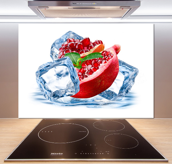 Achterwand keuken Granaatappel met ijs