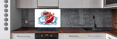 Achterwand keuken Granaatappel met ijs