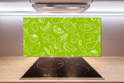 Spatplaat keuken Fruit en groenten
