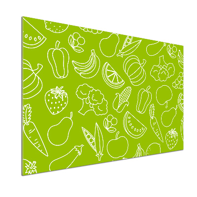 Spatplaat keuken Fruit en groenten