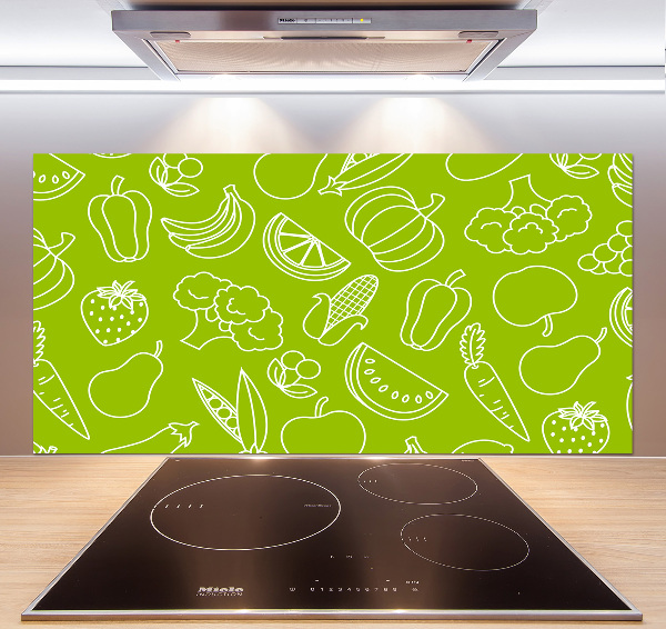 Spatplaat keuken Fruit en groenten