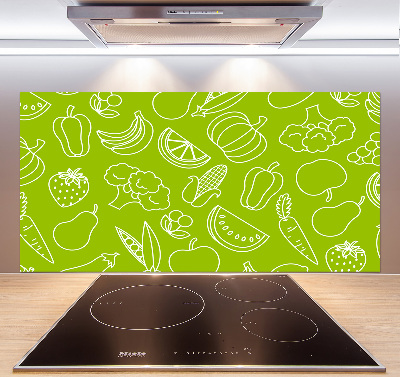 Spatplaat keuken Fruit en groenten
