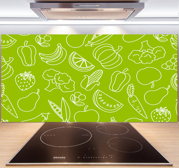 Spatplaat keuken Fruit en groenten