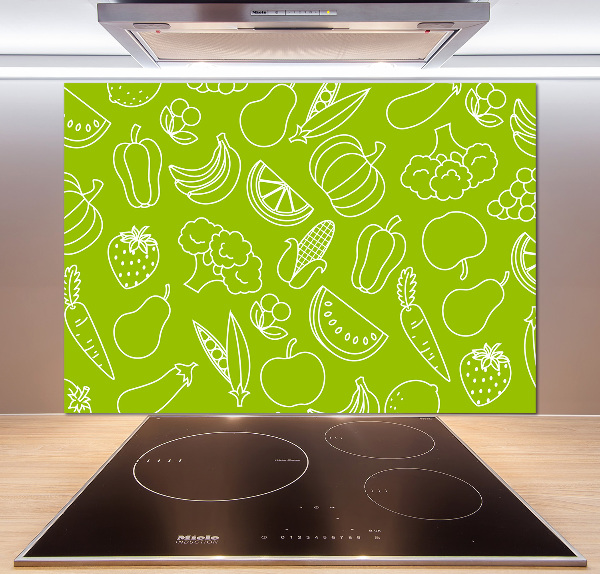 Spatplaat keuken Fruit en groenten