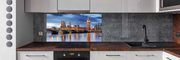 Spatscherm keuken Theems Londen