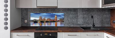 Spatscherm keuken Theems Londen