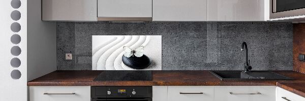 Spatplaat keuken Zensteen en vlinder