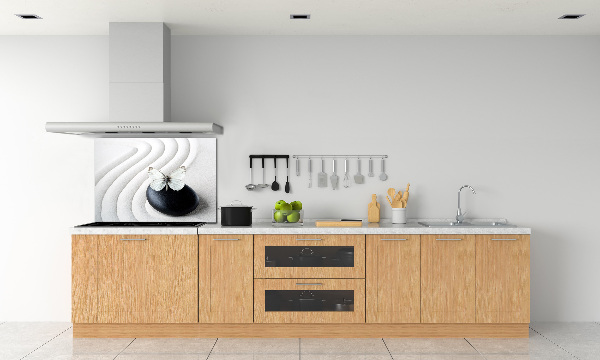Spatplaat keuken Zensteen en vlinder