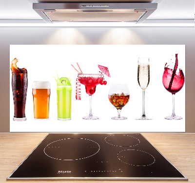 Spatplaat keuken Drankenset