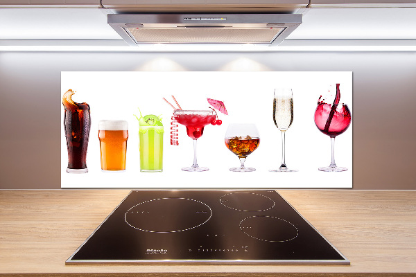 Spatplaat keuken Drankenset