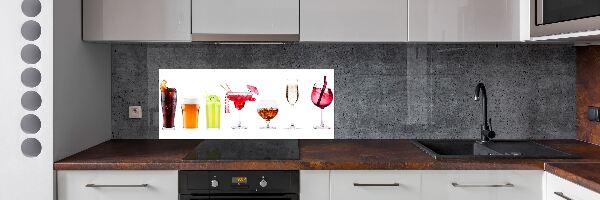 Spatplaat keuken Drankenset