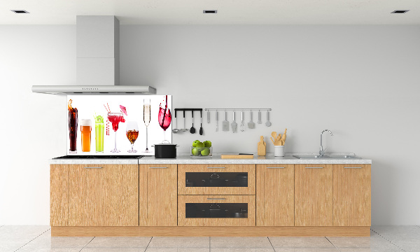 Spatplaat keuken Drankenset
