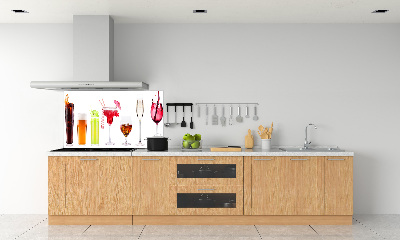 Spatplaat keuken Drankenset