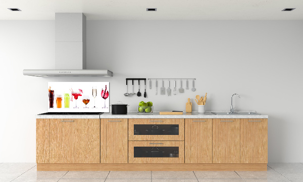 Spatplaat keuken Drankenset