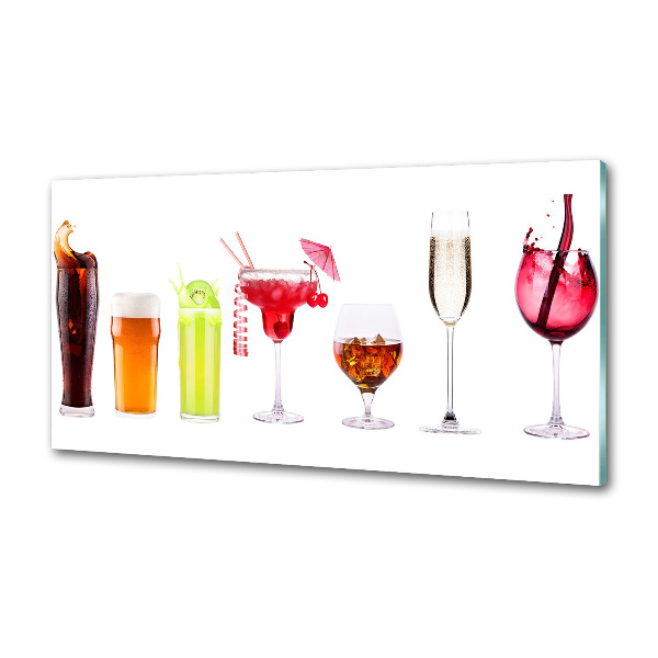 Spatplaat keuken Drankenset