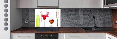 Spatplaat keuken Drankenset