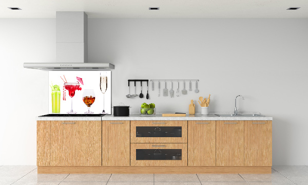 Spatplaat keuken Drankenset