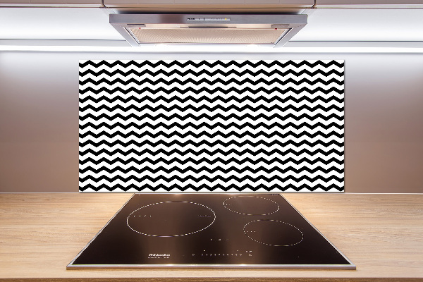 Glazen achterwand keuken Zigzags