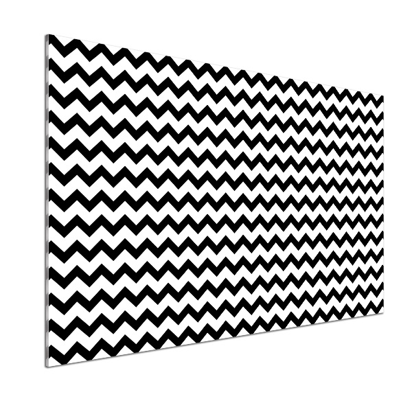 Glazen achterwand keuken Zigzags