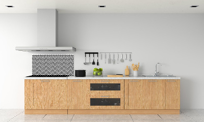 Glazen achterwand keuken Zigzags