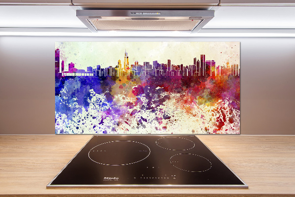 Spatplaat keuken Kleurrijk Chicago