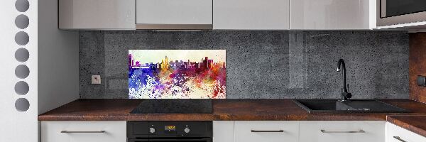 Spatplaat keuken Kleurrijk Chicago