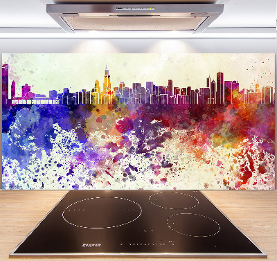 Spatplaat keuken Kleurrijk Chicago