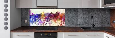 Spatplaat keuken Kleurrijk Chicago