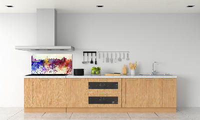 Spatplaat keuken Kleurrijk Chicago