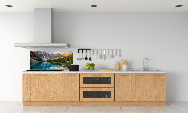 Spatscherm keuken Meer in de bergen