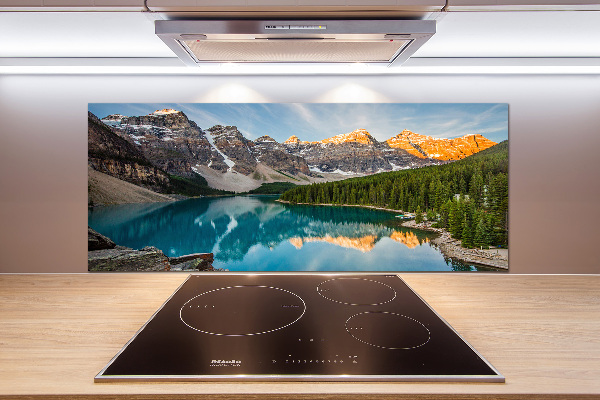 Panel do kuchni Jezioro w górach