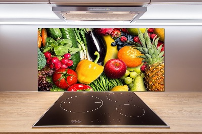 Achterwand keuken Groenten en fruit