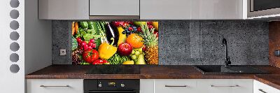 Achterwand keuken Groenten en fruit