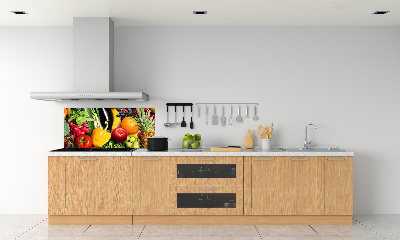 Achterwand keuken Groenten en fruit
