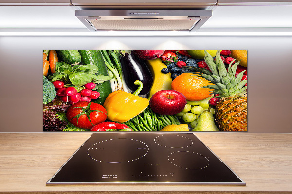 Achterwand keuken Groenten en fruit