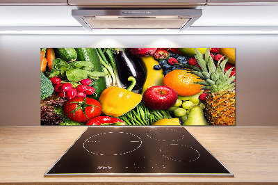 Achterwand keuken Groenten en fruit