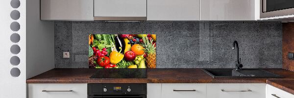 Achterwand keuken Groenten en fruit