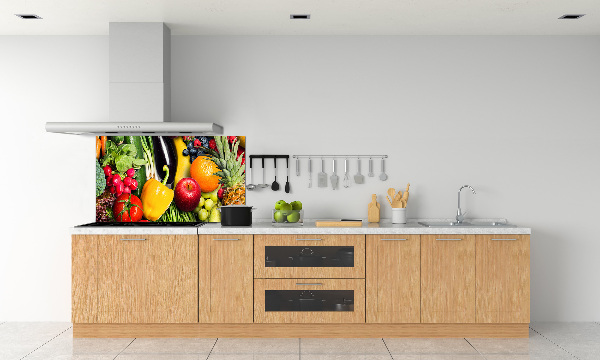 Achterwand keuken Groenten en fruit