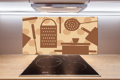 Keuken achterwand Keukengerei